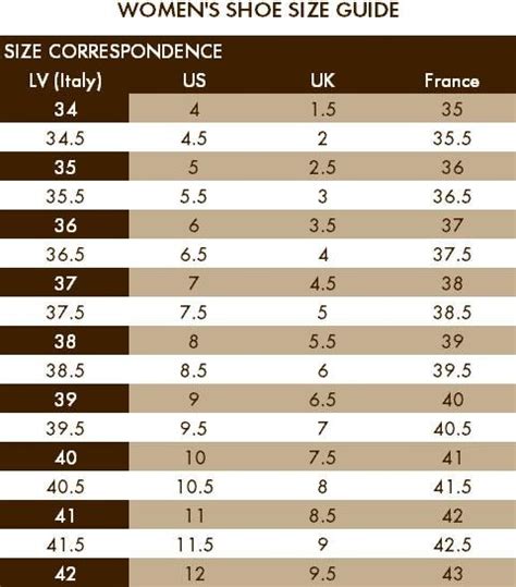 louis vuitton shoe size fit|louis vuitton size chart.